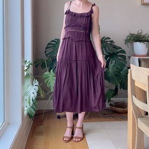 Sea New York Lace Insert and Ruffle Sundress